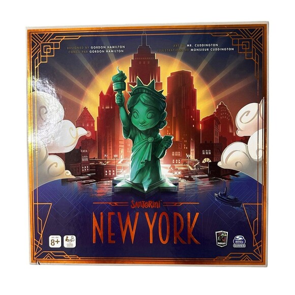 Santorini New York Board Game Family Building Spin Master Box Sealed 2020 - Picture 1 of 12